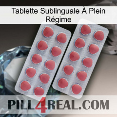 Tablette Sublinguale À Plein Régime 19